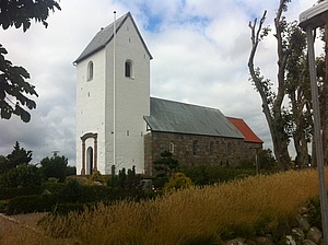 Nørlem kirke set fra syd